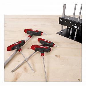 Викрутки STIER T-Handle Set 6 Carat 2-10 мм 8 штук з високоякісної хром-ванадієвої сталі з металевим тримачем synthetic.ua - Фото 1