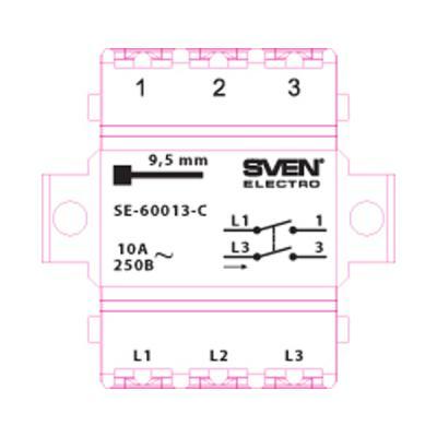 Выключатель SVEN SE-60013-C cream 7100064, фото №3 Выключатель SVEN SE-60013-C cream 7100064, фото №3