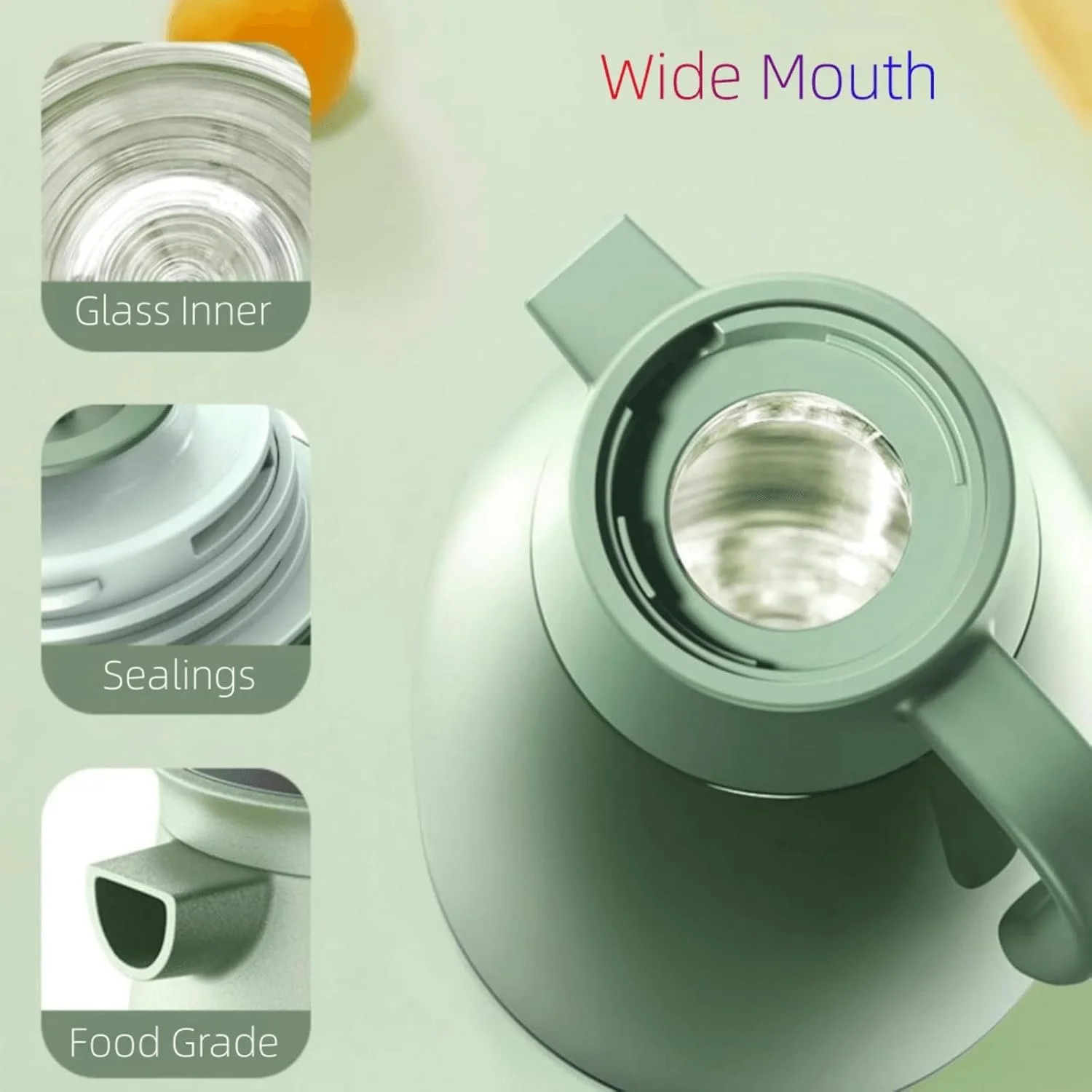 Термос-кавник 2L 6-шаровий Ізольований, фото №6