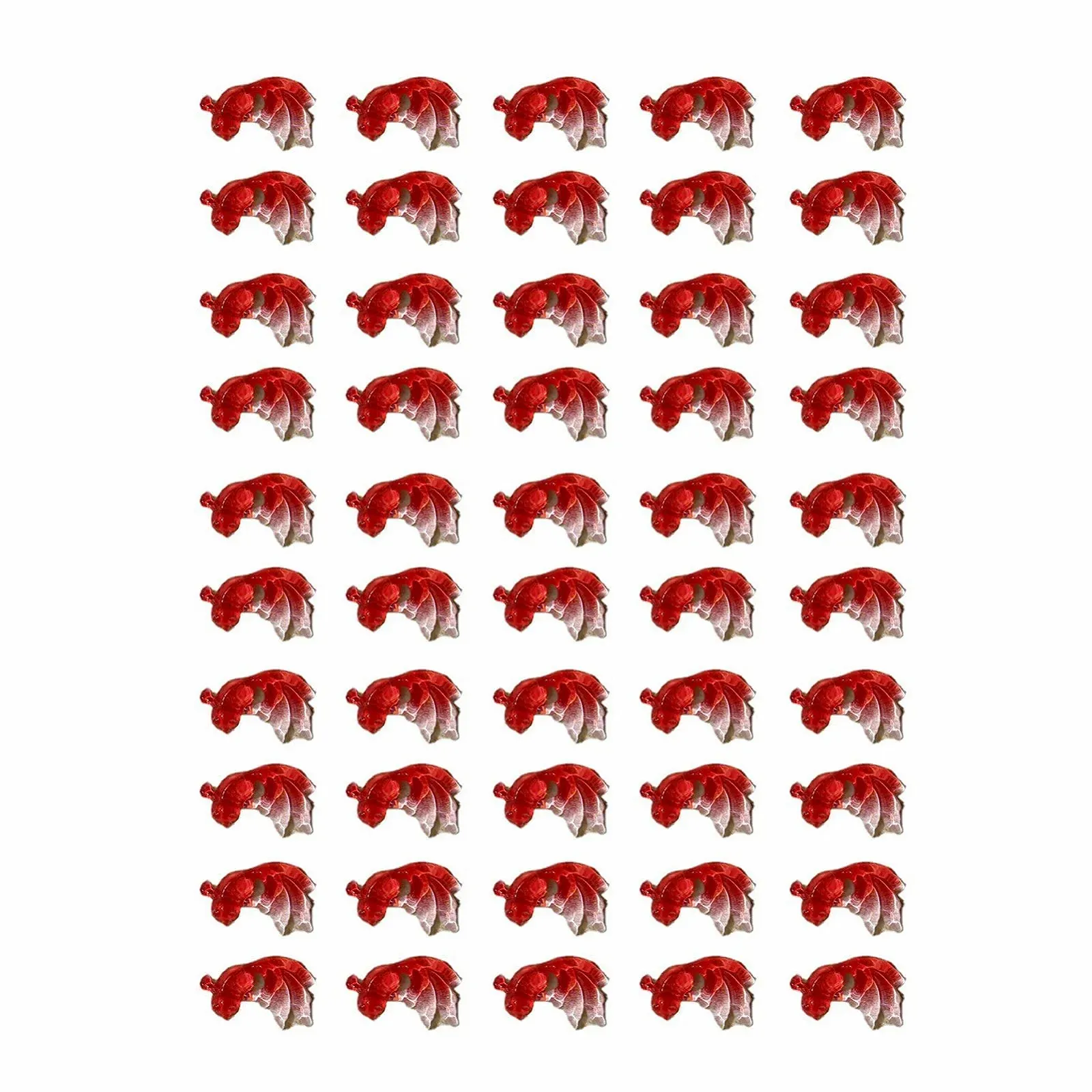 Наклейки для нігтів для вечірньої прикраси для жінок 50 штук Прикраси для манікюру Яскраві 3D, фото №4