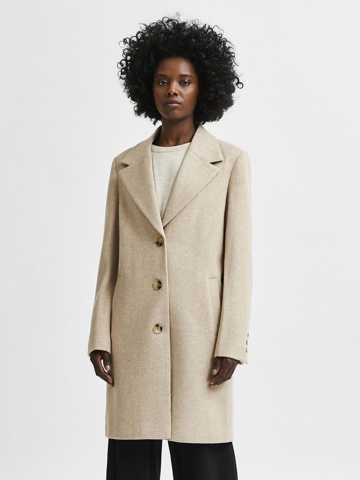 Пальто SELECTED FEMME Жіноче Однобортне, фото №2