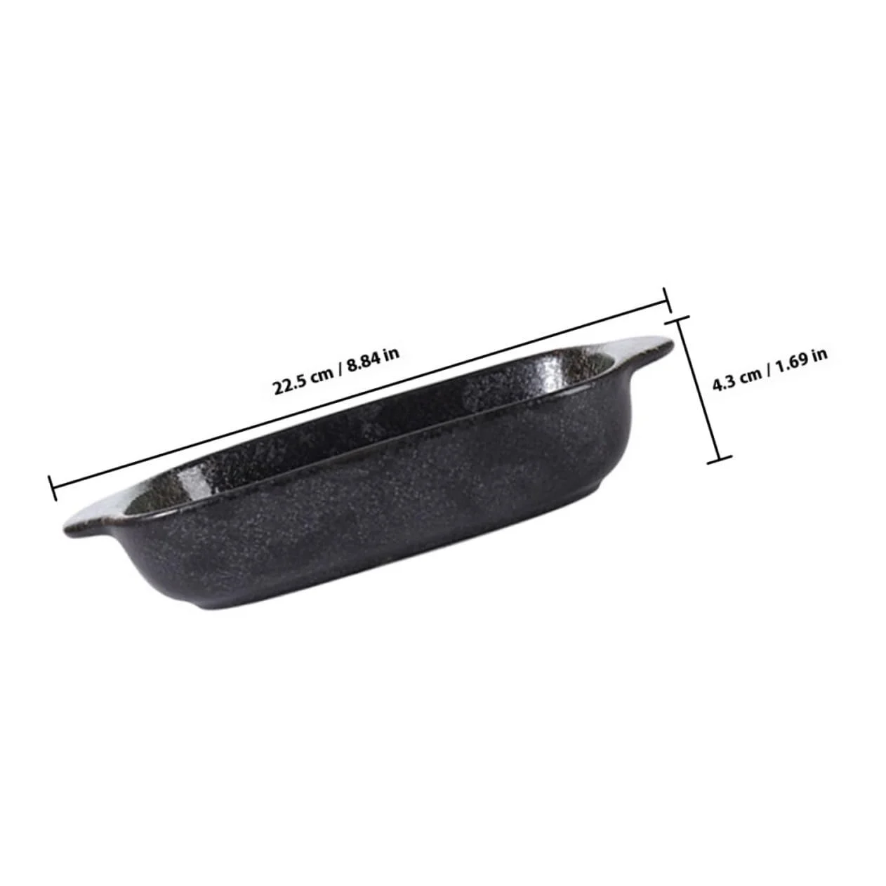 Форма для запікання Керамічна з подвійною ручкою Термостійка Ергономічна для посудомийної машини, фото №2