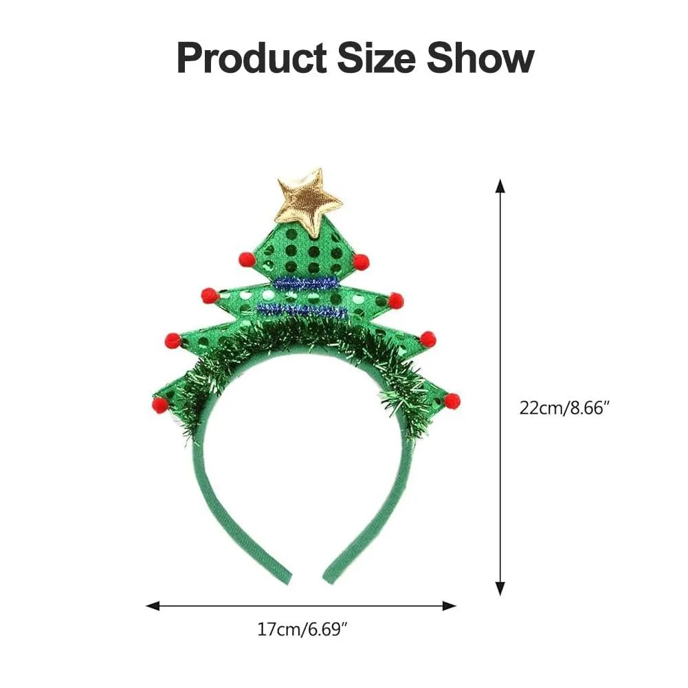 Різдвяна Обруч на голову з LED для вечірки, карнавалу, фото №1 Різдвяна Обруч на голову з LED для вечірки, карнавалу, фото №1