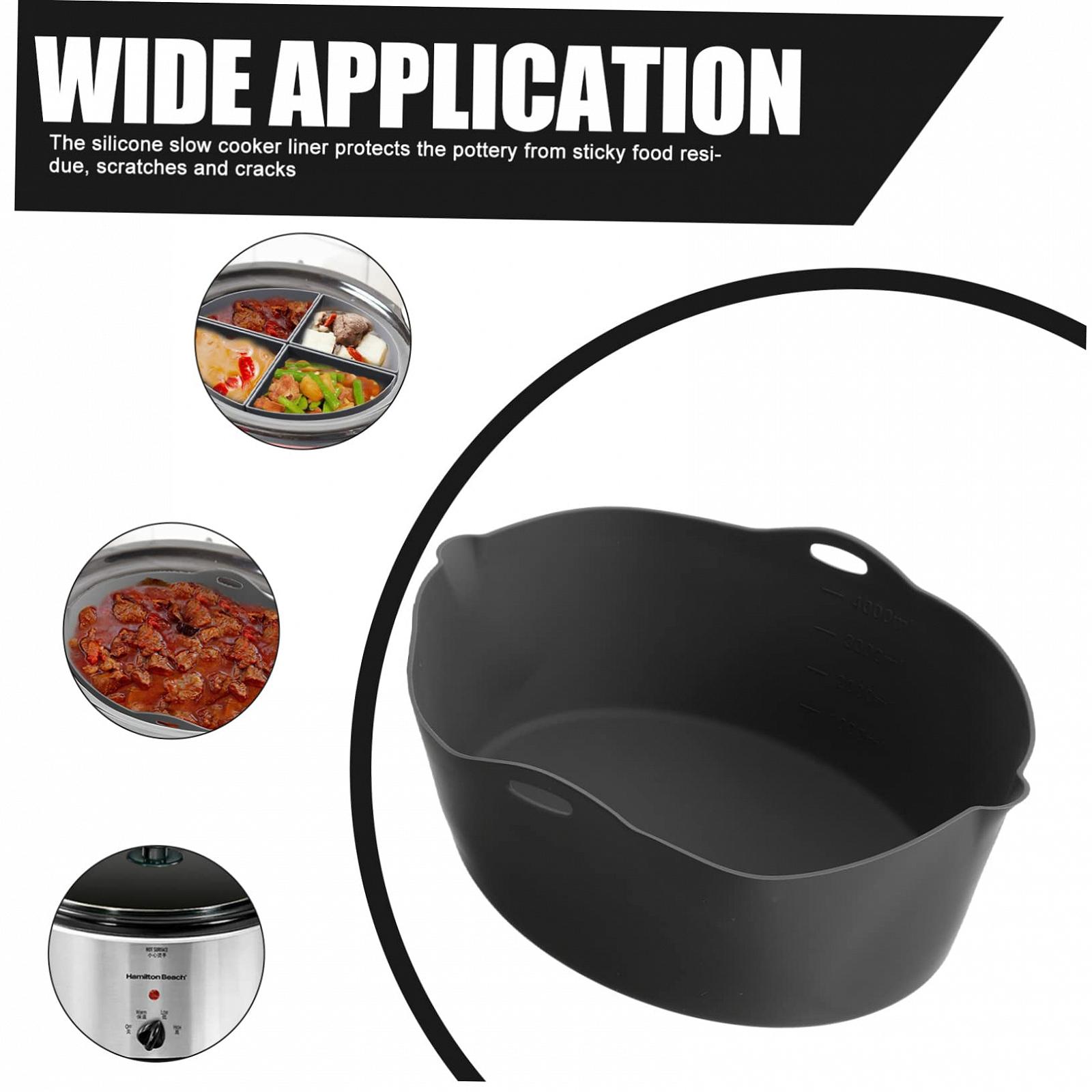 Вставка RORPOIR Slow Cooker Liner Силиконовая Вставка для Медленной Плиты, фото №5