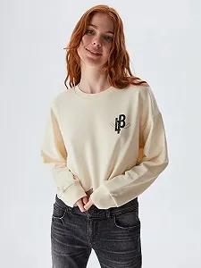 Жіночий світшот LTB Jeans Cafepe 13117 Coconut Milk - L - Фото 1