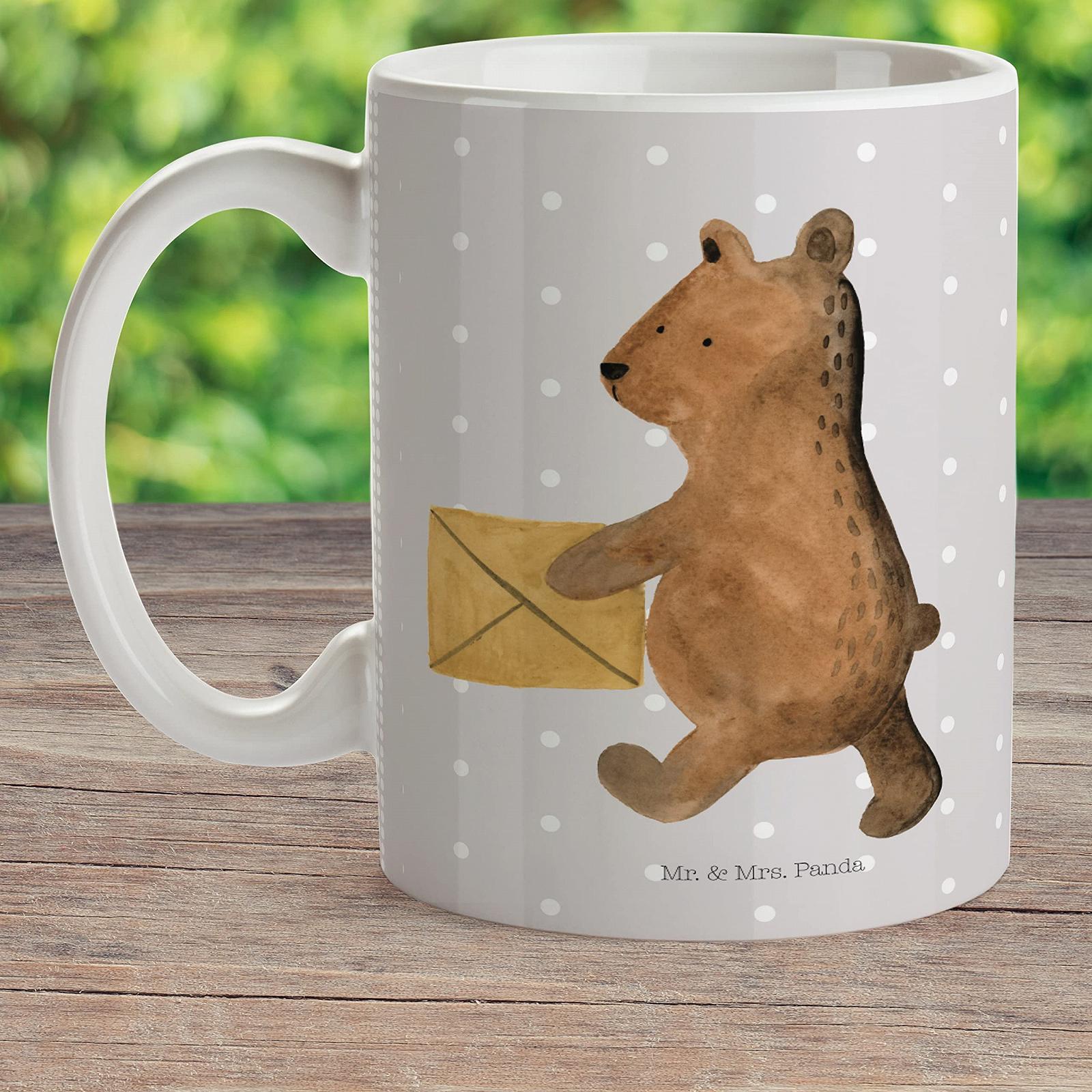 Кружка Mr. & Mrs. Panda Медведь Дом 80 мм x 90 мм x 80 мм, фото №2