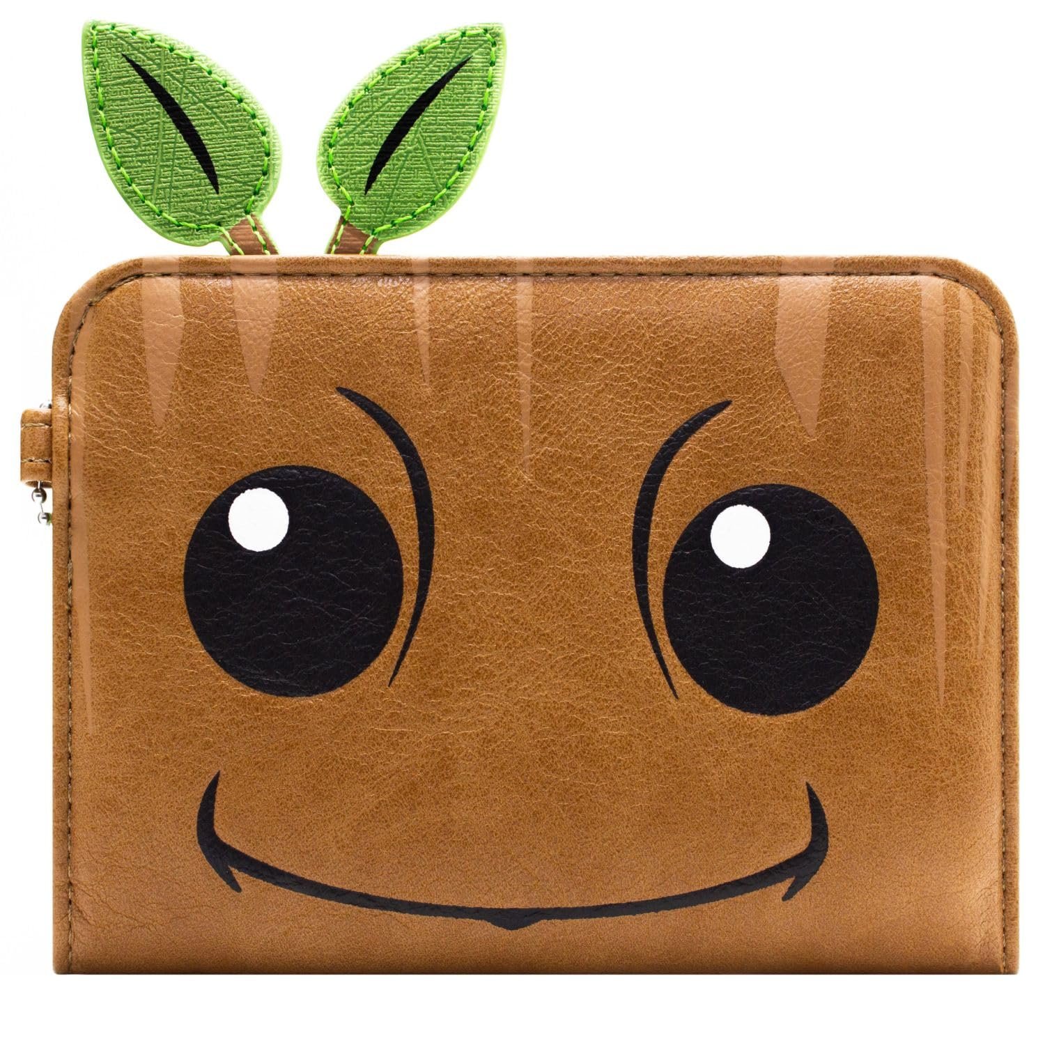 Кошелек I Am Groot Guardians of The Galaxy Hero Close-up С карманом для монет и держателем для карт Коричневый, коричневый, Повседневный, фото №1