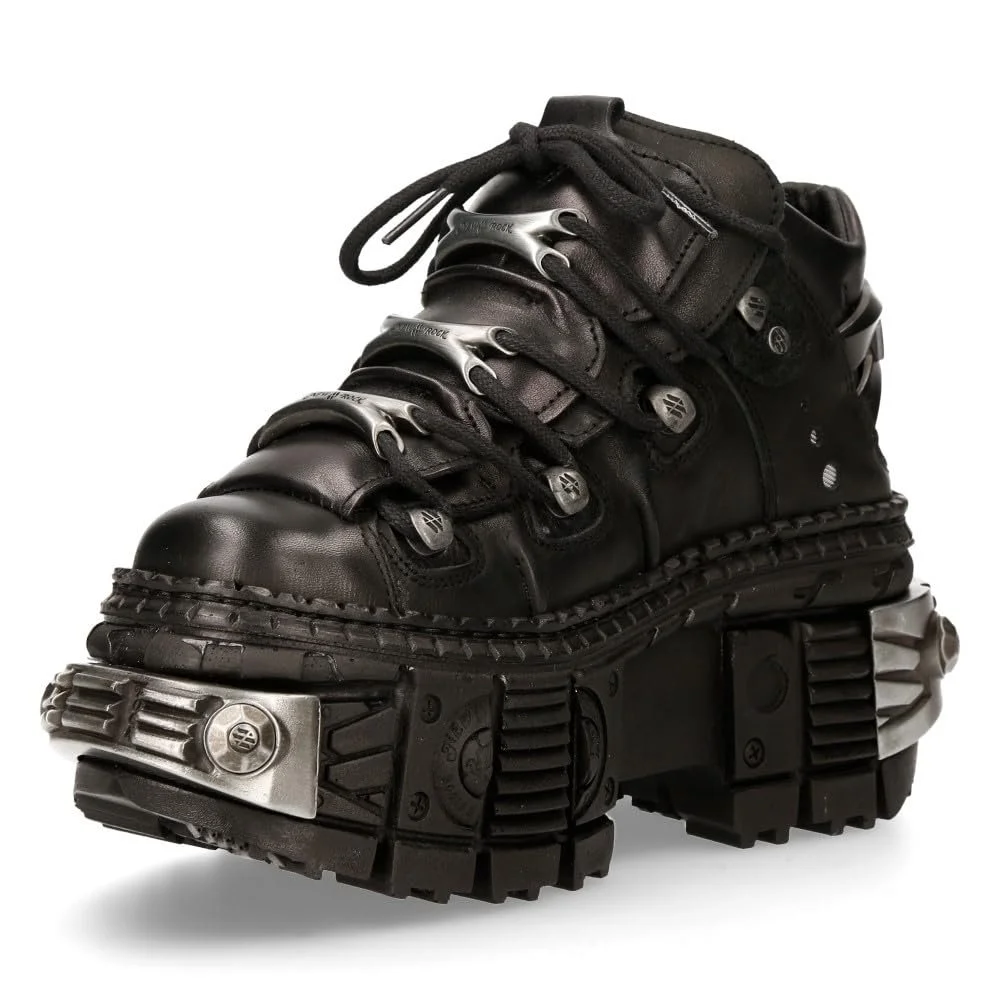 Ботинки New Rock TANK M.WALL106-S10 Кожаные Черные Унисекс, фото №2 Ботинки New Rock TANK M.WALL106-S10 Кожаные Черные Унисекс, фото №2