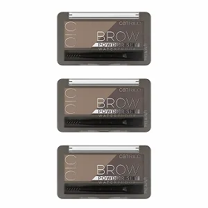 Набір пудри для брів Catrice Brow Powder Set No. 010 Brown Водостійкий Матовий Веганський Упаковка з 3 шт (3 х 4 г) - Фото 1