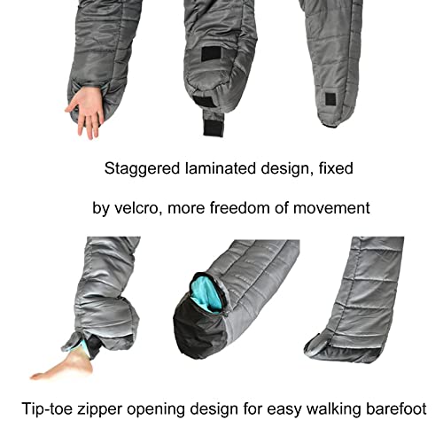 Спальний мішок Tragbarer Camping Tragbarer Ultralight Warm Winter для дорослих із блискавкою, фото №6 Спальний мішок Tragbarer Camping Tragbarer Ultralight Warm Winter для дорослих із блискавкою, фото №6