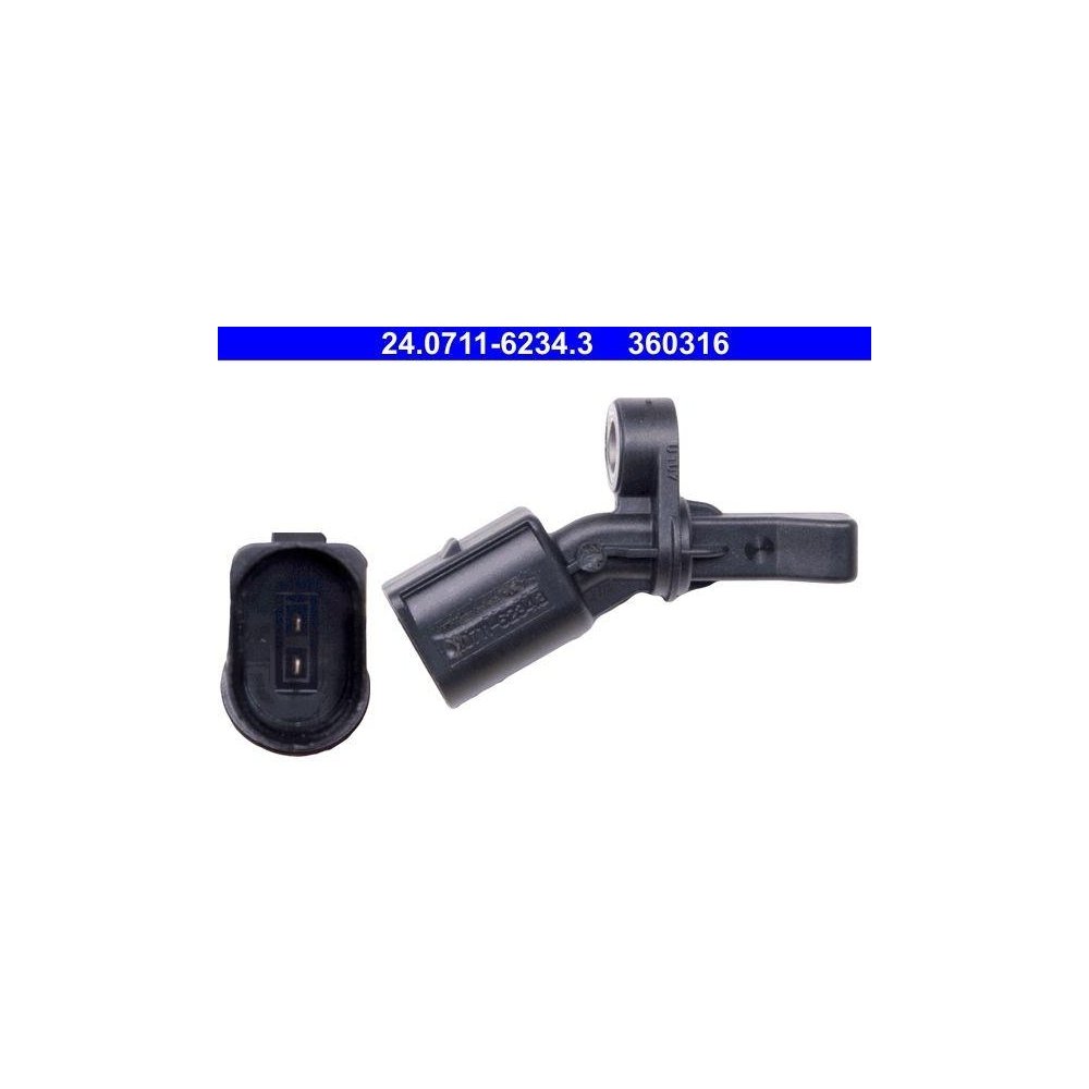 Датчик скорости вращения колеса ATE 24.0711-6234.3 для SEAT SKODA VAG задний правый, фото №1
