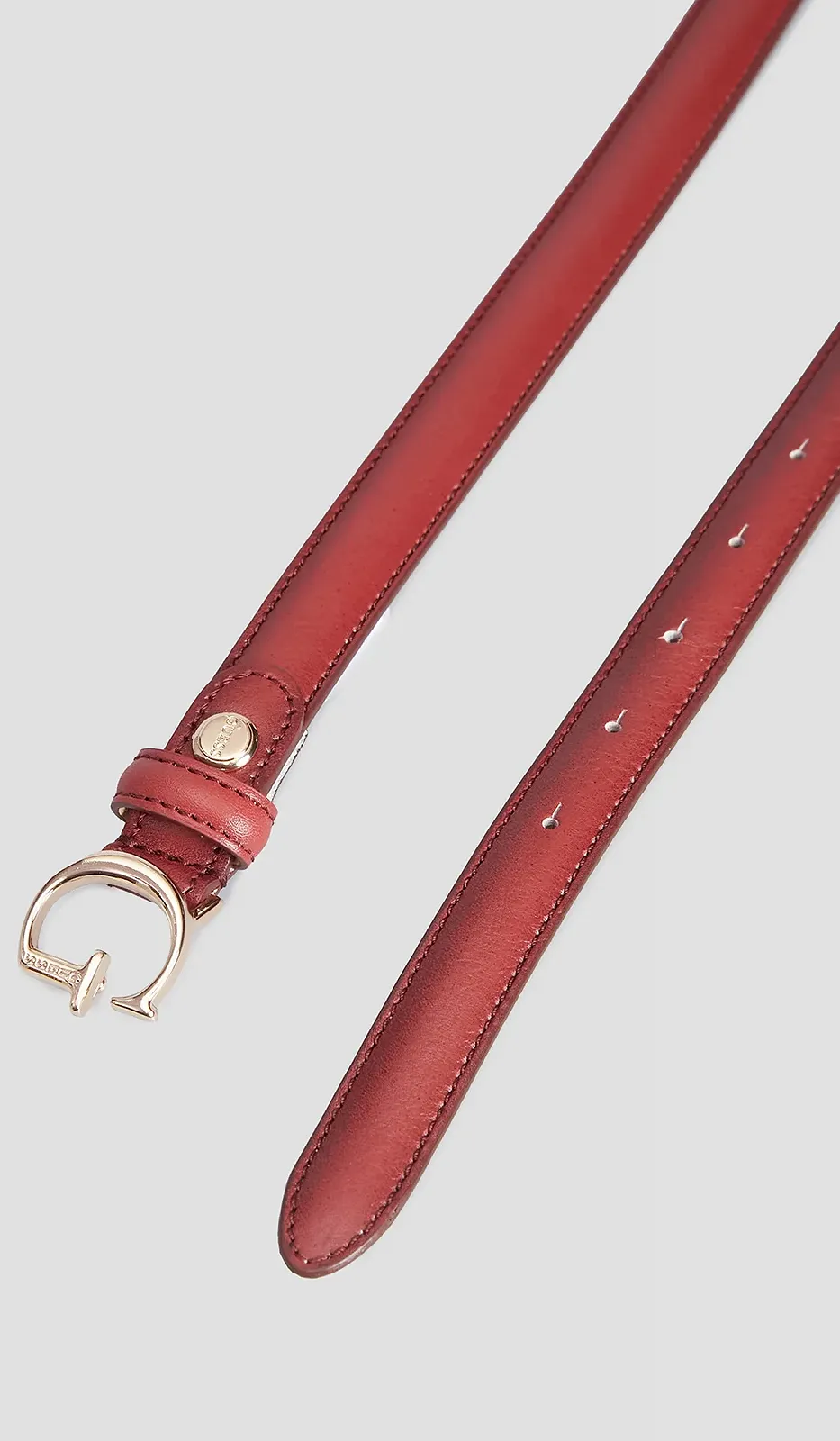 Женский красный кожаный ремень Guess M, фото №3 Женский красный кожаный ремень Guess M, фото №3