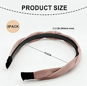 Набір з 2 жіночих модних обручів для волосся synthetic.ua - Фото 1