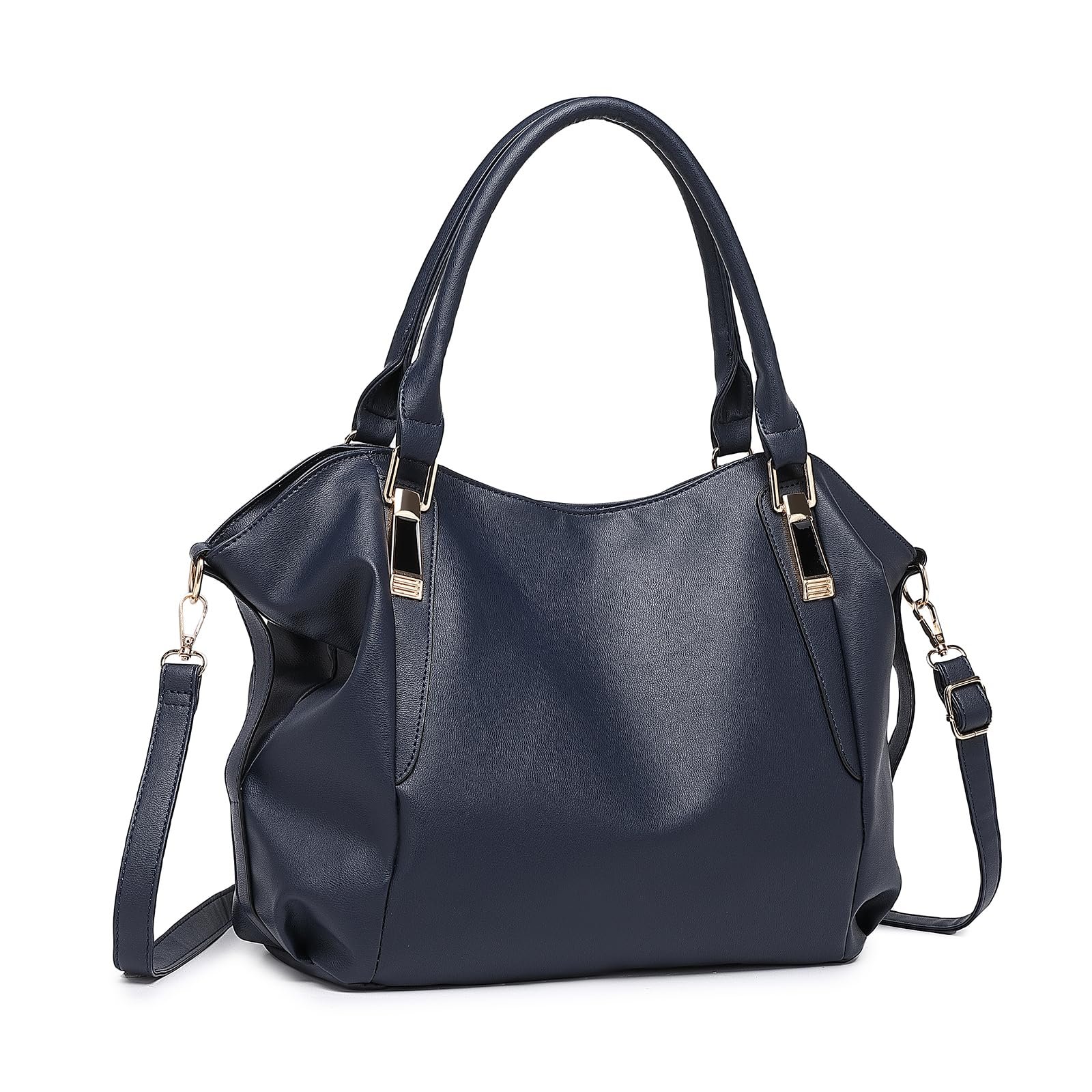 Сумка-тоут Miss Lulu Shopper, большая, женская, с ручками, мягкая кожа PU, средняя, сумка через плечо, фото №1