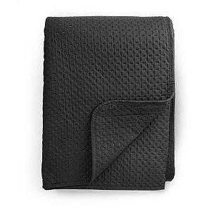 Покрывало HOMLA Zemi New с тиснением Черный Отличное качество 200 x 220 см synthetic.ua - Фото 1