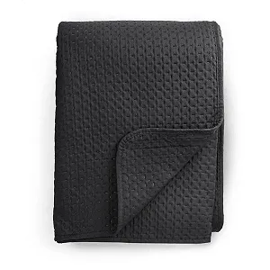 Покривало HOMLA Zemi Новий З тисненням Чорний Чудова Якість 200 x 220 см synthetic.ua - Фото 1