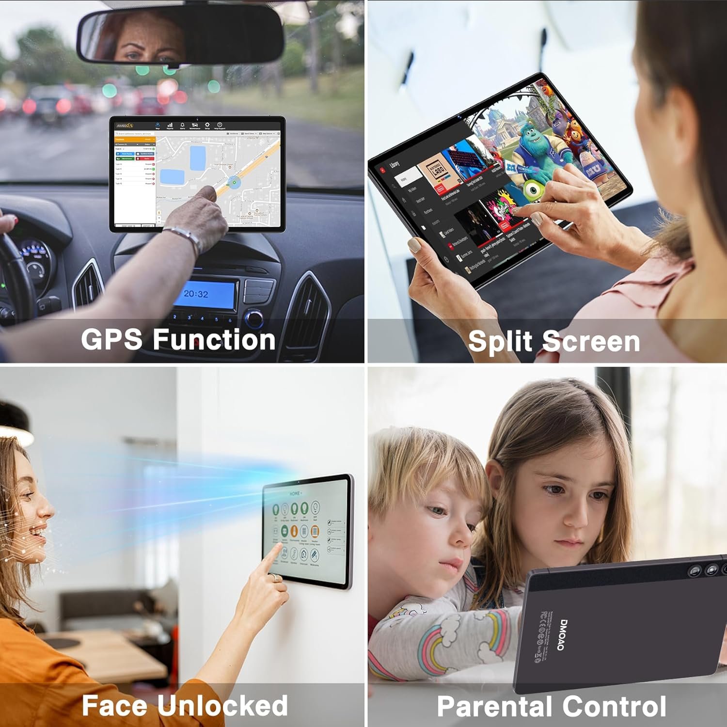 Планшет 10.1" Dmoao D5 8+6/128Gb 8 ядер Android 13 8000 mAh Сірий, фото №5