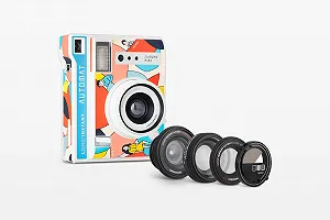 Фотокамера мгновенной печати LOMOGRAPHY LOMO'INSTANT AUTOMAT LI850SUN + Lenses (Ice Cream Cup Kids Edition) - Фото 1