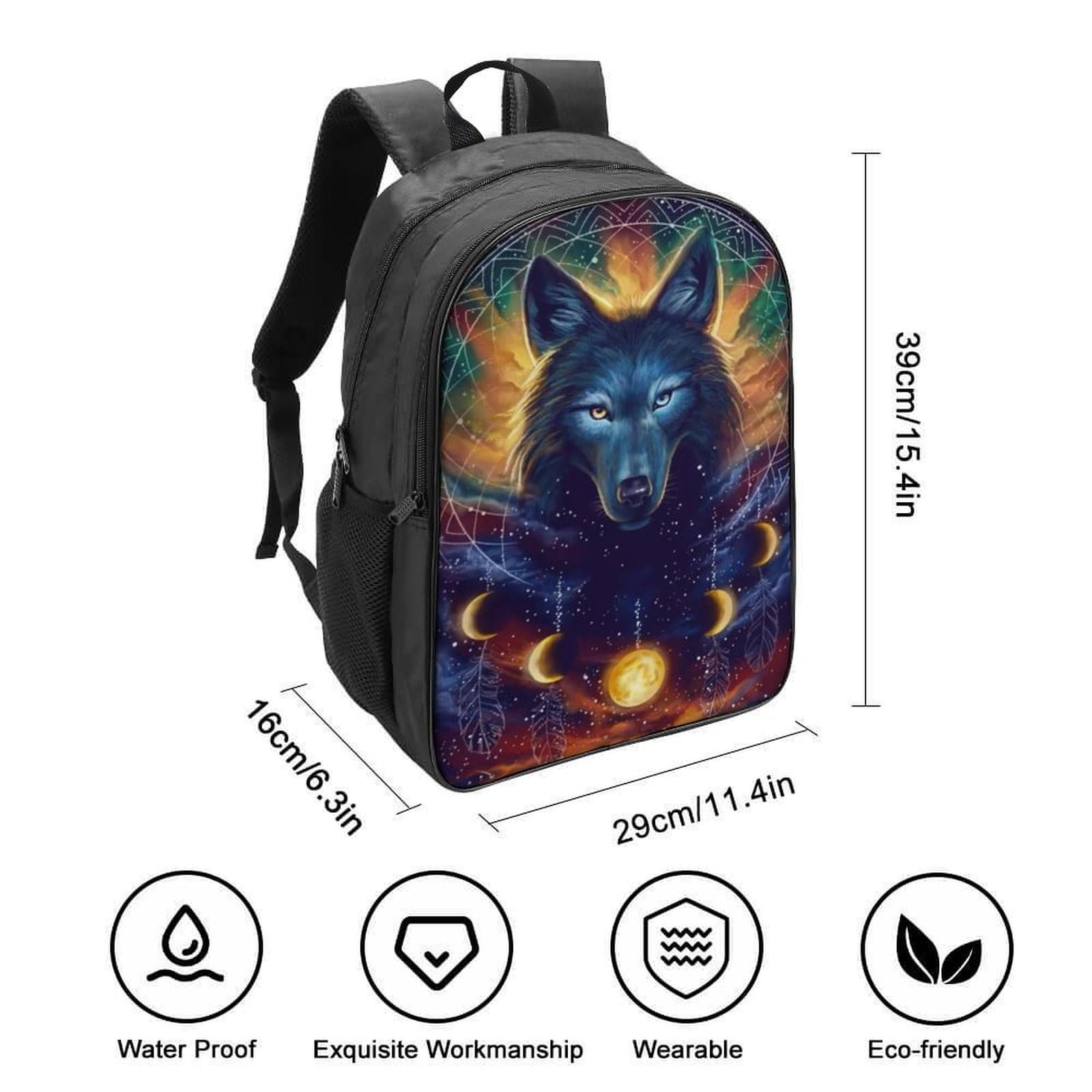 Ранец Wolf 3D FPAKAKIIE 40x28x16см, фото №2