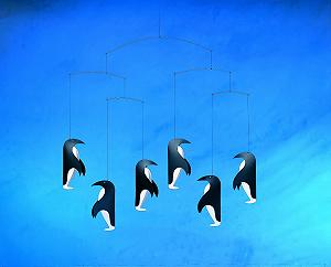 Мобиль Flensted Penguin Talk Stahl 44x48см черный/белый цена на synthetic.ua - Фото 1 Мобиль Flensted Penguin Talk Stahl 44x48см черный/белый synthetic.ua - Фото 1
