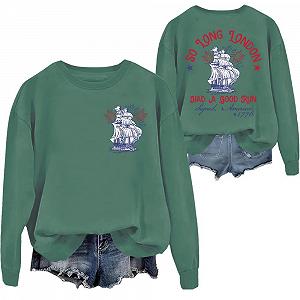 Толстовка So Long London Had A Good Run Funny 4th of July - Фото 1