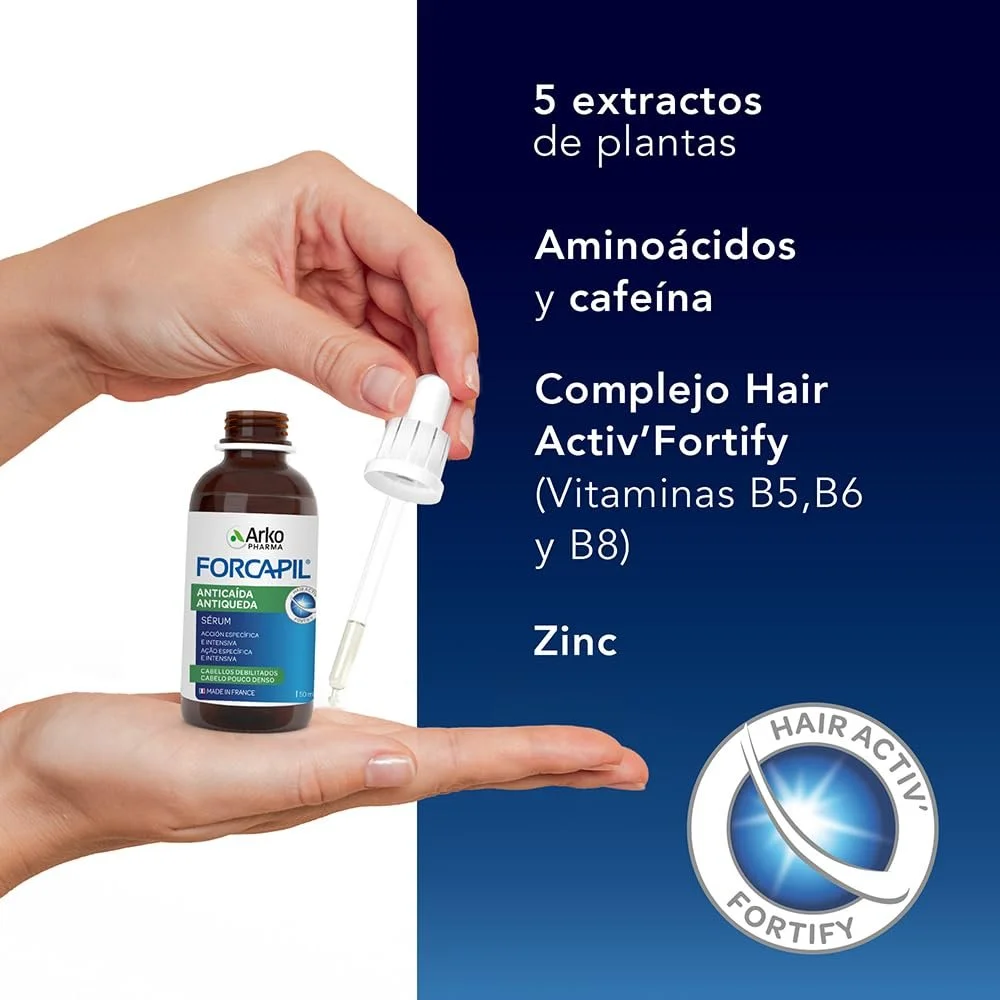 Сироватка Arkopharma Forcapil проти випадіння волосся, фото №6 Сироватка Arkopharma Forcapil проти випадіння волосся, фото №6