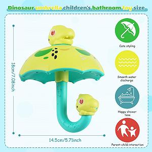 Игрушка для ванны Динозавр-зонтик для душа synthetic.ua - Фото 1