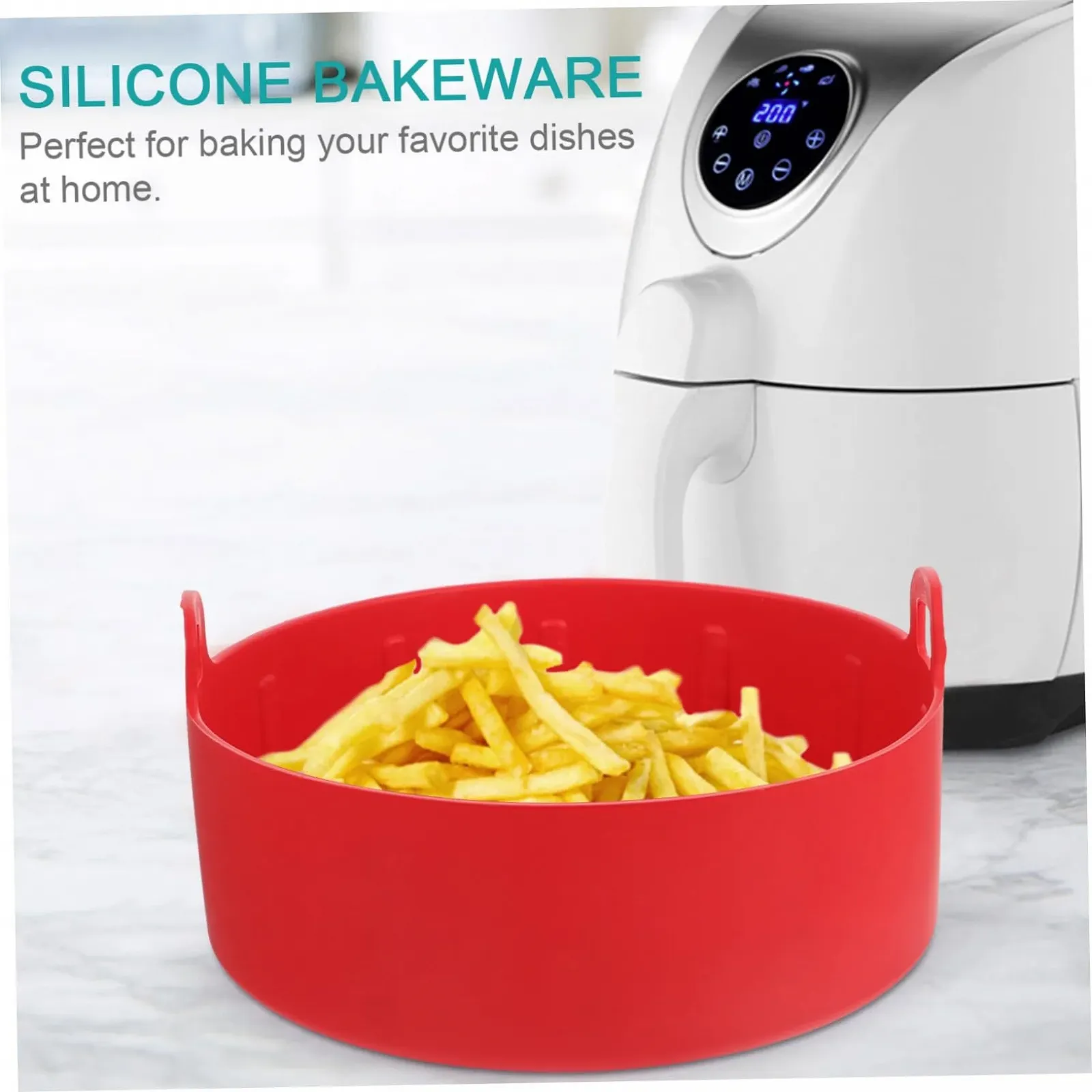 Форма для випікання VALICLUD силіконова 16 см термостійка гнучка, фото №9