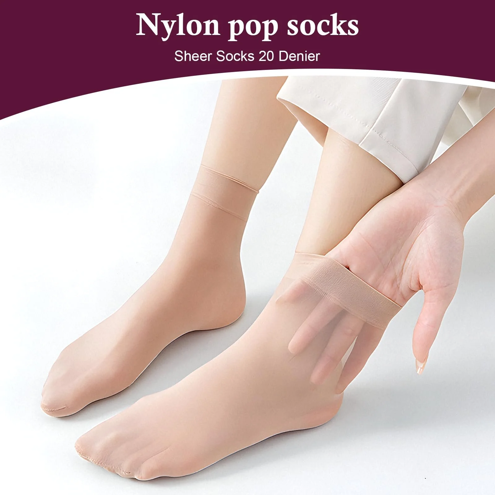 Панчохи Нейлонові Жіночі 15 пар 20 Den, фото №3 Панчохи Нейлонові Жіночі 15 пар 20 Den, фото №3