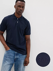 Поло GAP F-LOGO PK POLO 586306-06 Темно-синий XL - Фото 1