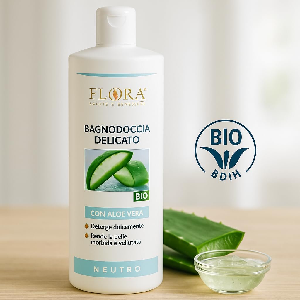 Гель для душу Flora Odourless Organic Bdih без запаху, 1000 мл, фото №2
