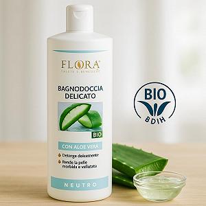 Гель для душу Flora Odourless Organic Bdih без запаху, 1000 мл synthetic.ua - Фото 1