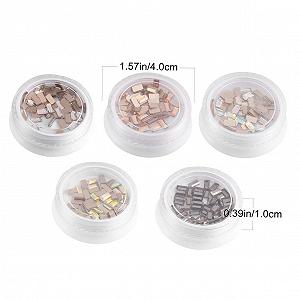 Наклейки для маникюра со стразами 1tasche Kreative Многоцветные synthetic.ua - Фото 1