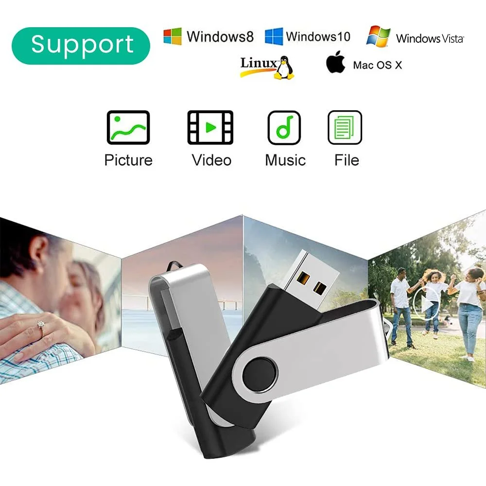 USB-накопичувач ABLAZE 4GB Pack of 10 High Speed USB 2.0 Swivel Чорний, фото №5 USB-накопичувач ABLAZE 4GB Pack of 10 High Speed USB 2.0 Swivel Чорний, фото №5