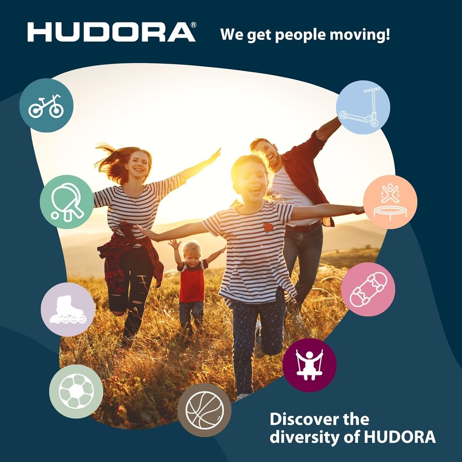 Гойдалка-гніздо Hudora Nest Swing 110 (‎72183) Orange, фото №6