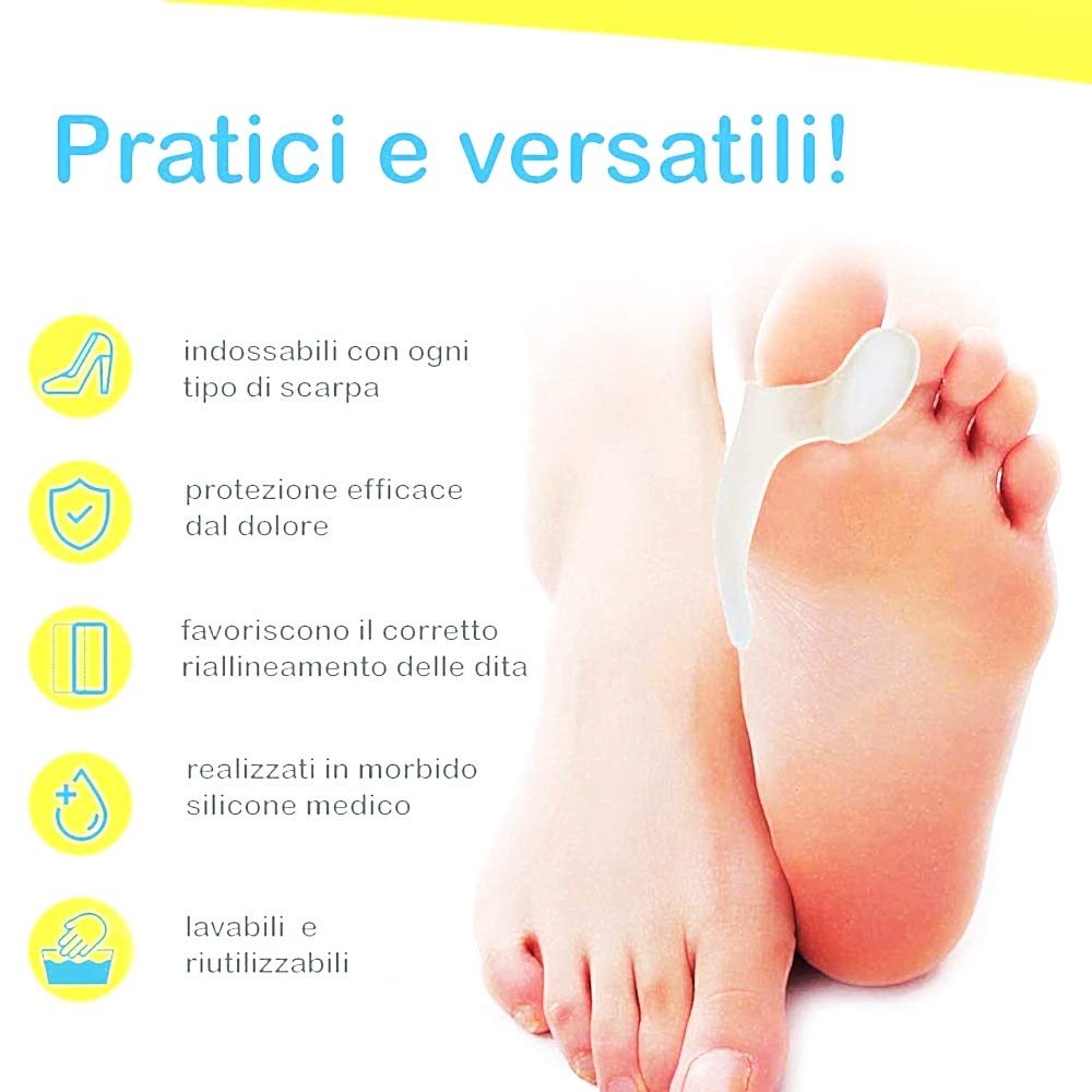 Коректор великого пальця стопи Розширювач Медичний силікон Роздільник пальців, фото №3