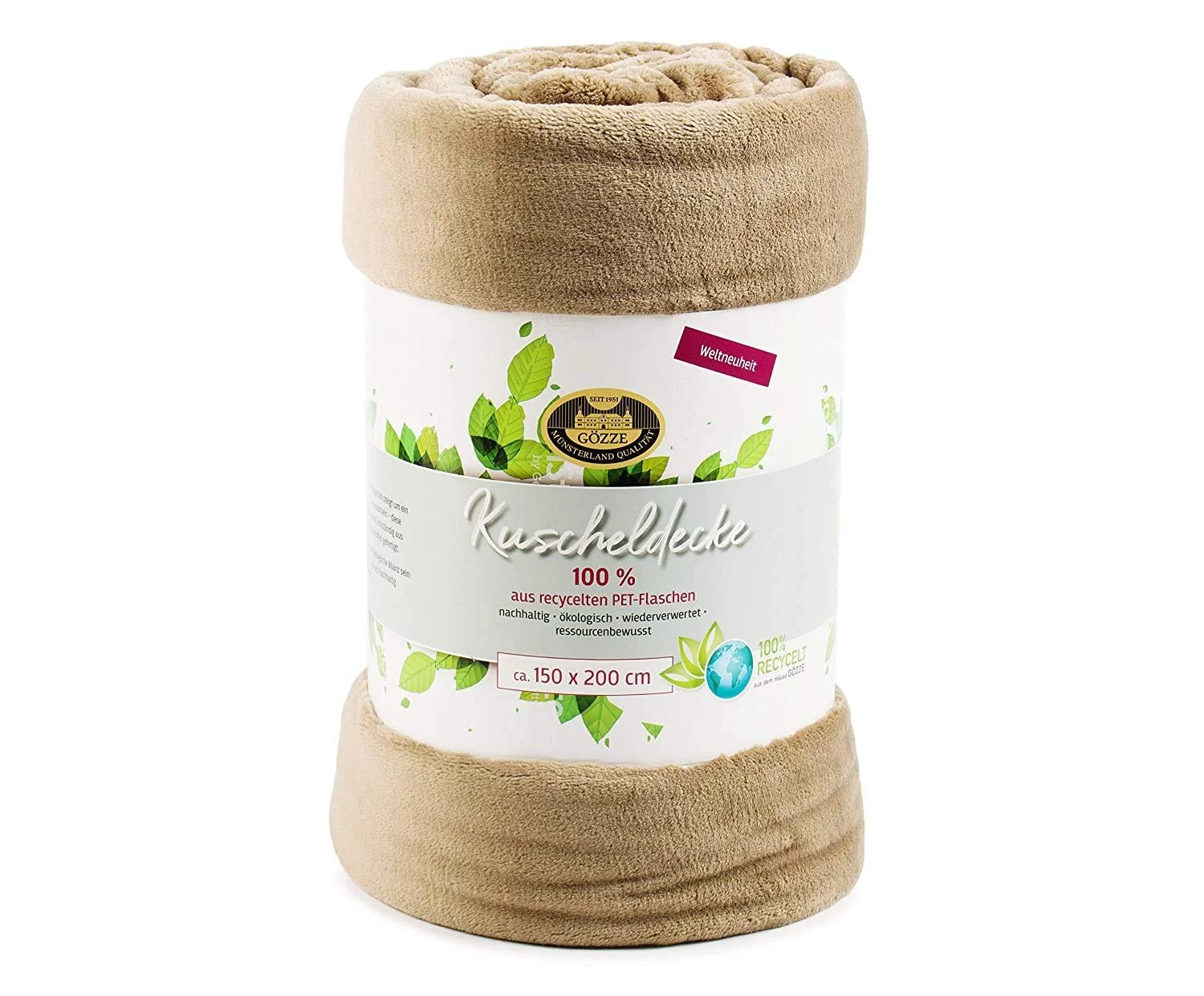 Одеяло Gözze Переработанное из ПЭТ-бутылок 150 x 200 см Cерый, фото №1 Одеяло Gözze Переработанное из ПЭТ-бутылок 150 x 200 см Cерый, фото №1