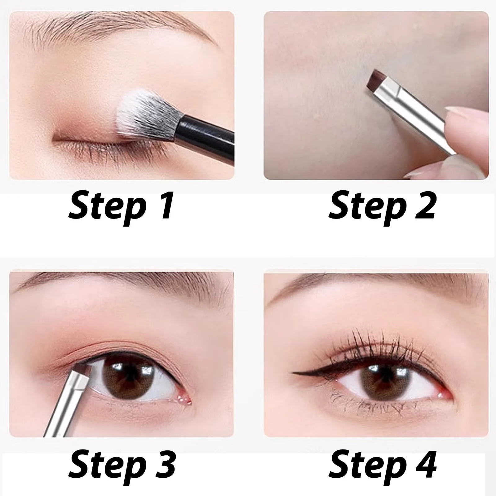 Підводка JCUGSBS Waterproof Gel Eyeliner Set Гелева Водостійка З Кистями Коричневий, фото №6 Підводка JCUGSBS Waterproof Gel Eyeliner Set Гелева Водостійка З Кистями Коричневий, фото №6