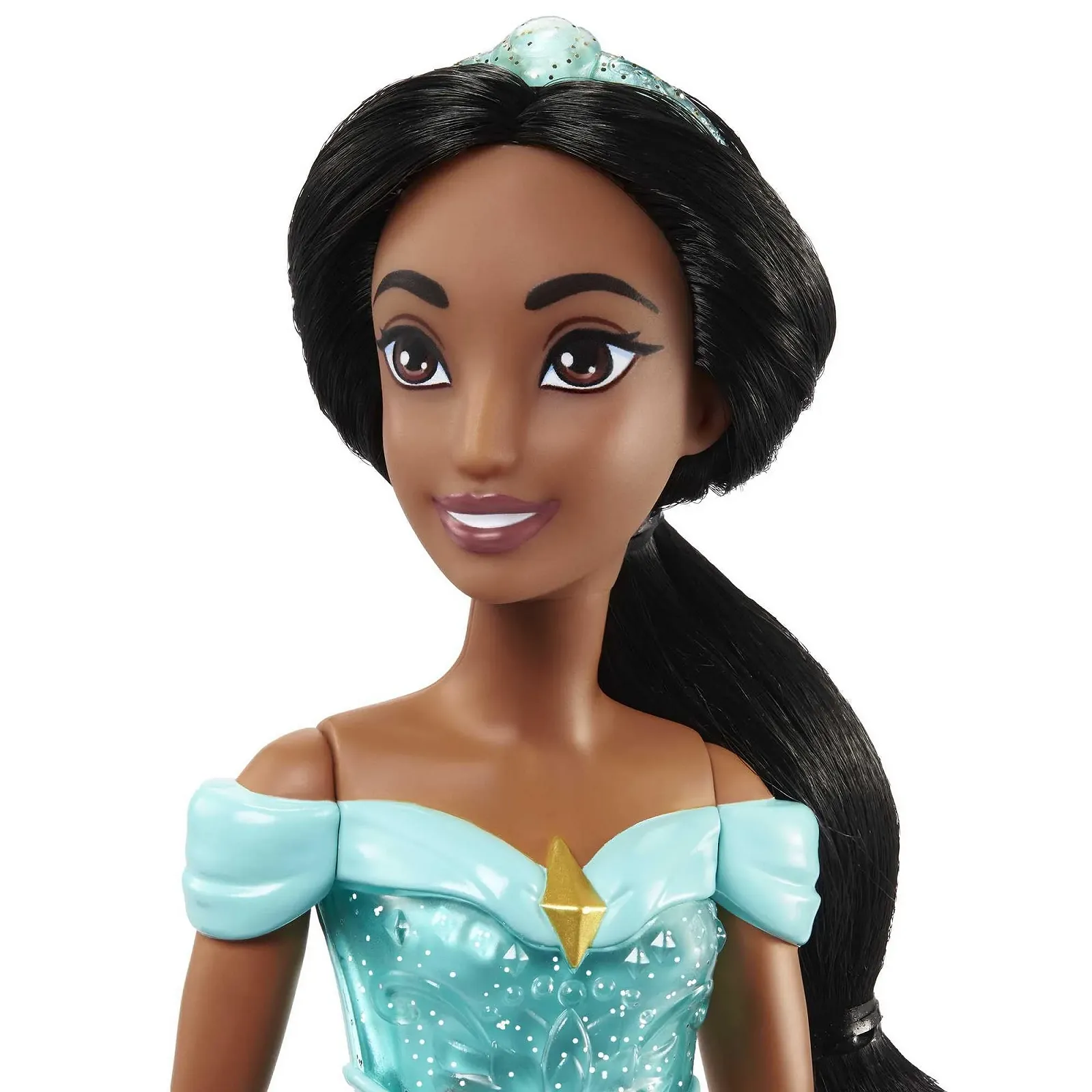 Подвижная модная кукла Жасмин Mattel Disney Princess в блестящей одежде и аксессуарах, вдохновленная фильмом Disney, фото №3