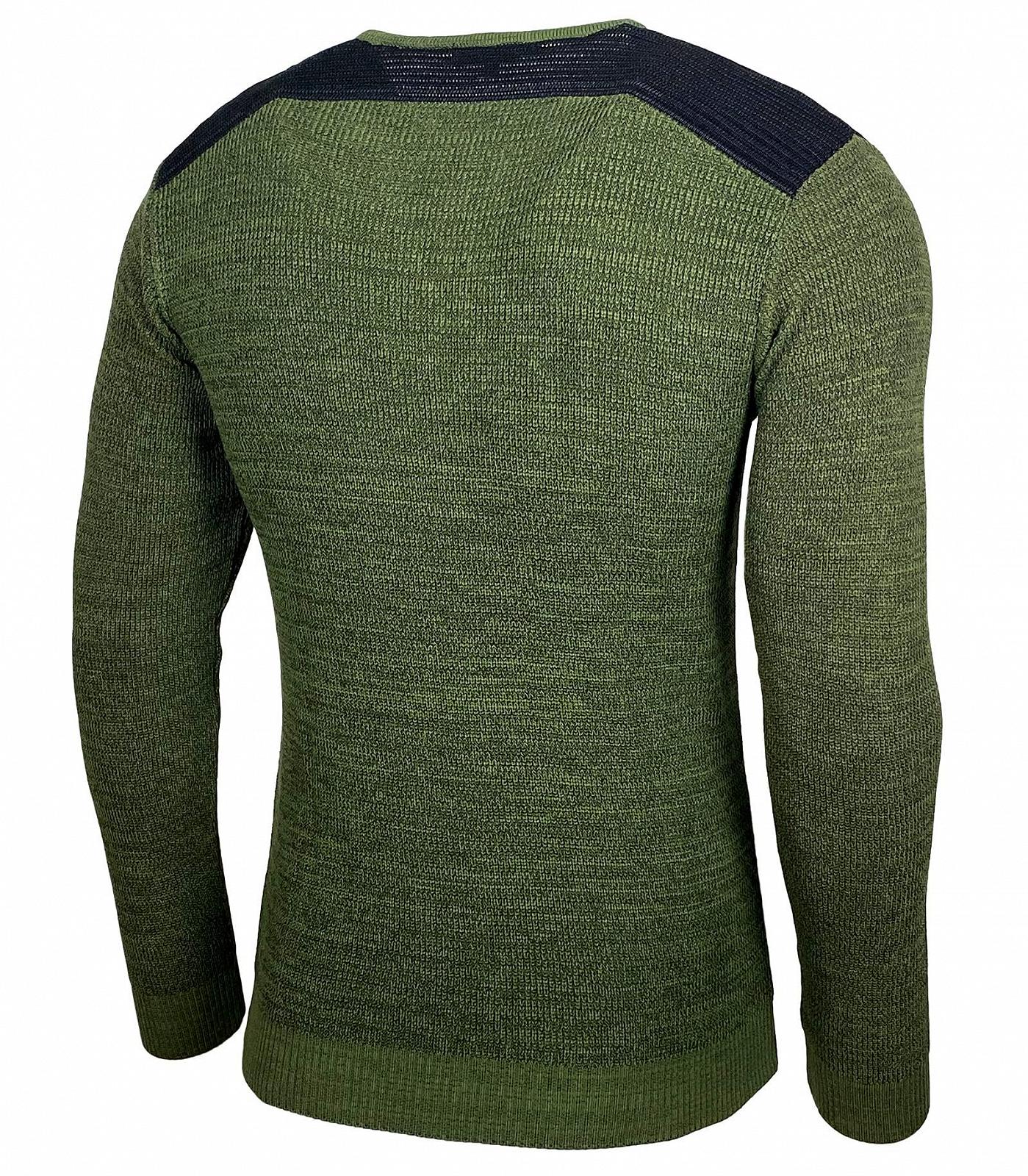 Джемпер Baxboy Slim Fit з V-подібним вирізом BB-52205 Чорний, фото №5