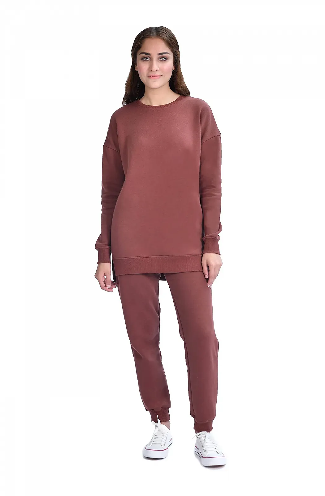 Женский Свитер M17 Классический Круглый Вырез Переработанный, фото №4 Женский Свитер M17 Классический Круглый Вырез Переработанный, фото №4