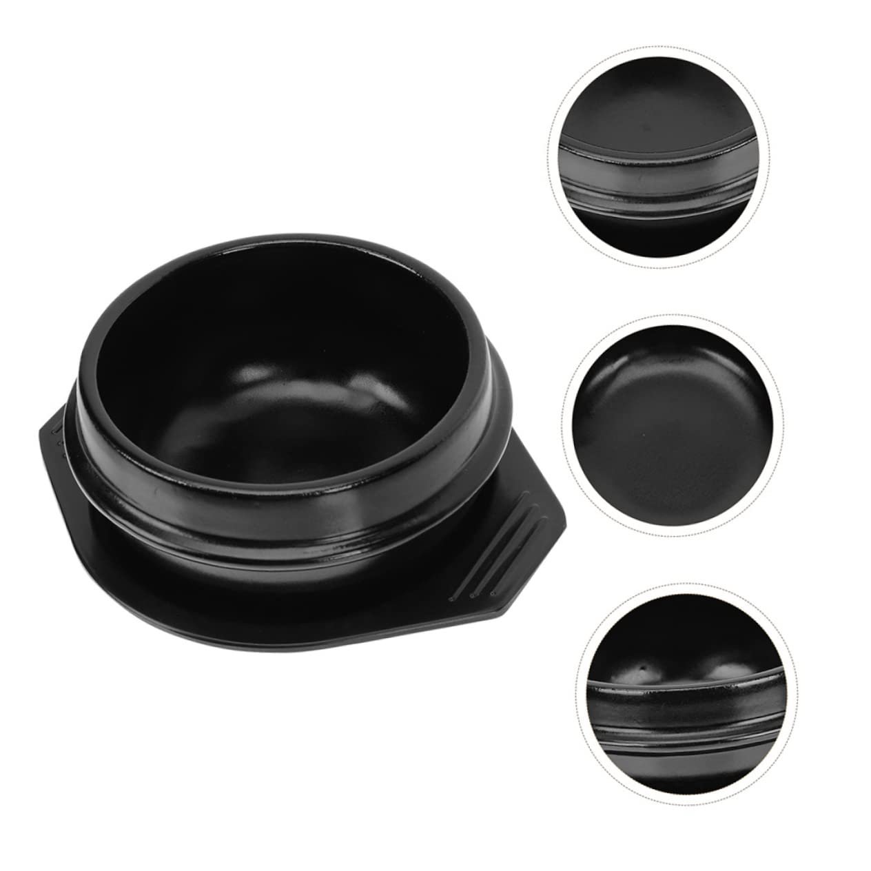 Горщик для запікання Mobestech Dolsot керамічний термостійкий з підставкою для бібімбапа та супів, фото №6 Горщик для запікання Mobestech Dolsot керамічний термостійкий з підставкою для бібімбапа та супів, фото №6