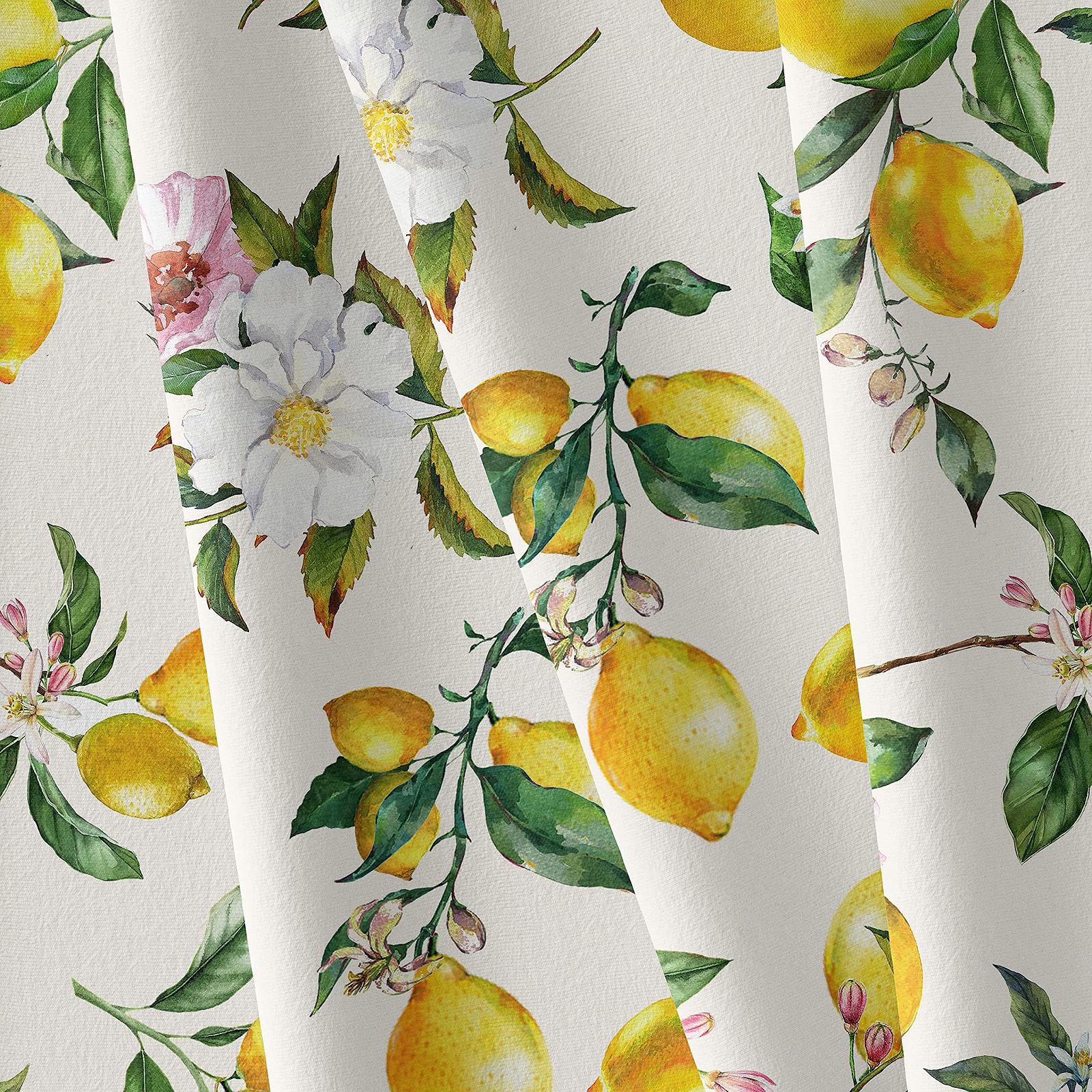Скатертина овальна Yighty Lemon Pattern 60 x 84 дюйми водонепроникна жовта, фото №5