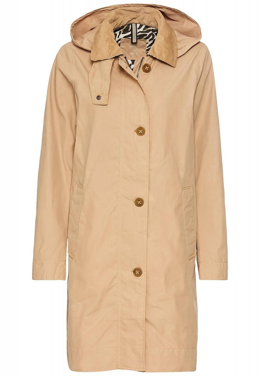 Тренч camel active Жіночий Вощений Бавовняний, фото №1