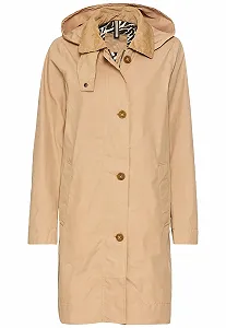 Тренч camel active Жіночий Вощений Бавовняний - Фото 1