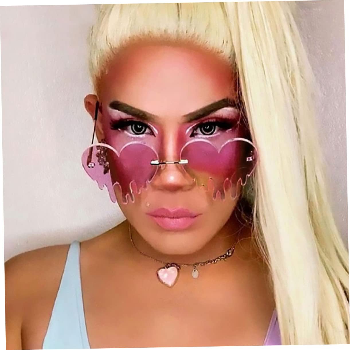 Сонцезахисні окуляри Серце Packove Модні 3 пари, фото №3