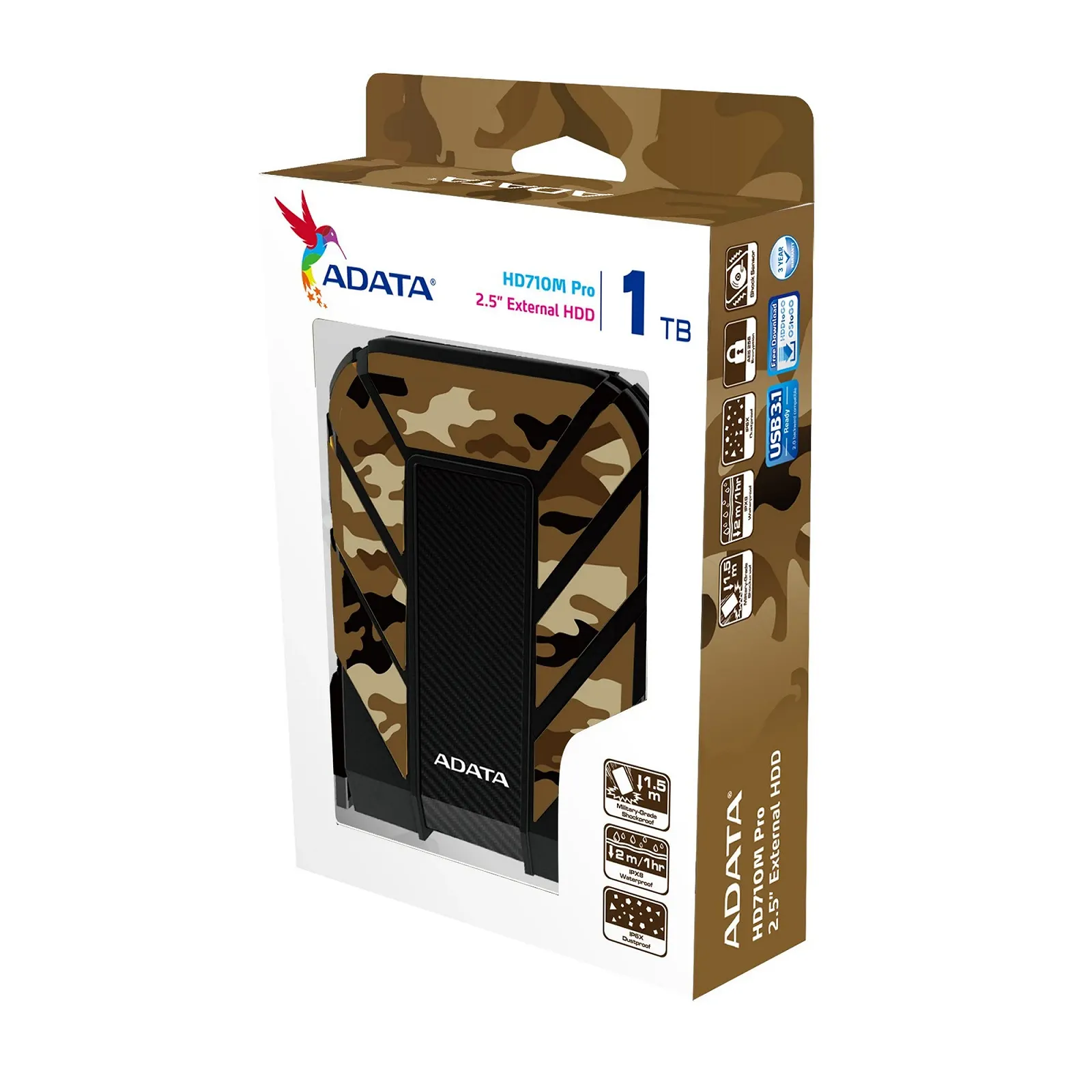 Внешний жесткий диск ADATA HD710M Pro 1TB, фото №4