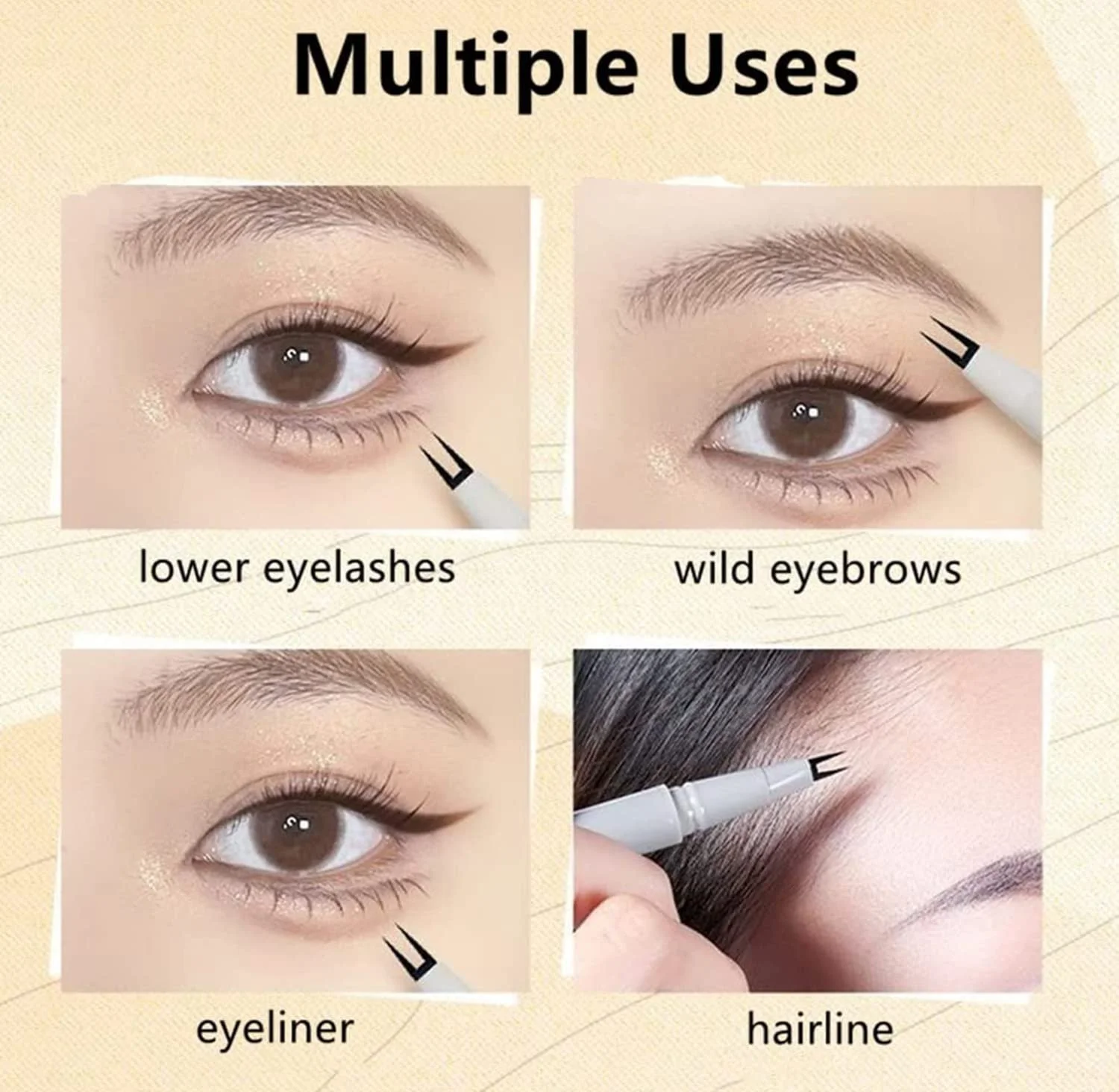 Олівець для нижніх вій з двома наконечниками Водостійкий, фото №5 Олівець для нижніх вій з двома наконечниками Водостійкий, фото №5