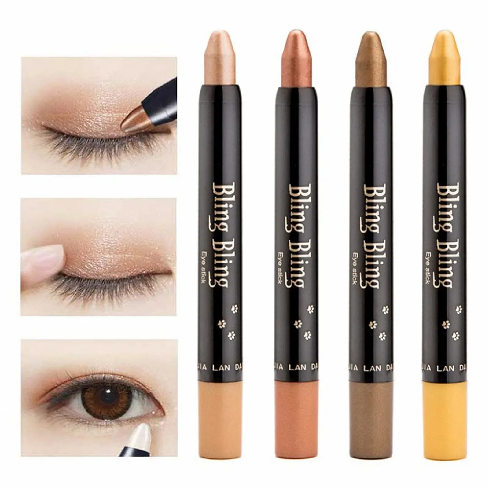 Тени-стикеры Perfect Flower, с блестками, фото №7 Тени-стикеры Perfect Flower, с блестками, фото №7