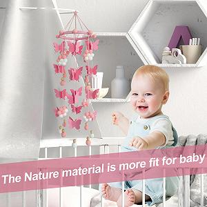 Підвіска Butterfly Nursery Декоративна метелик кольорова synthetic.ua - Фото 1